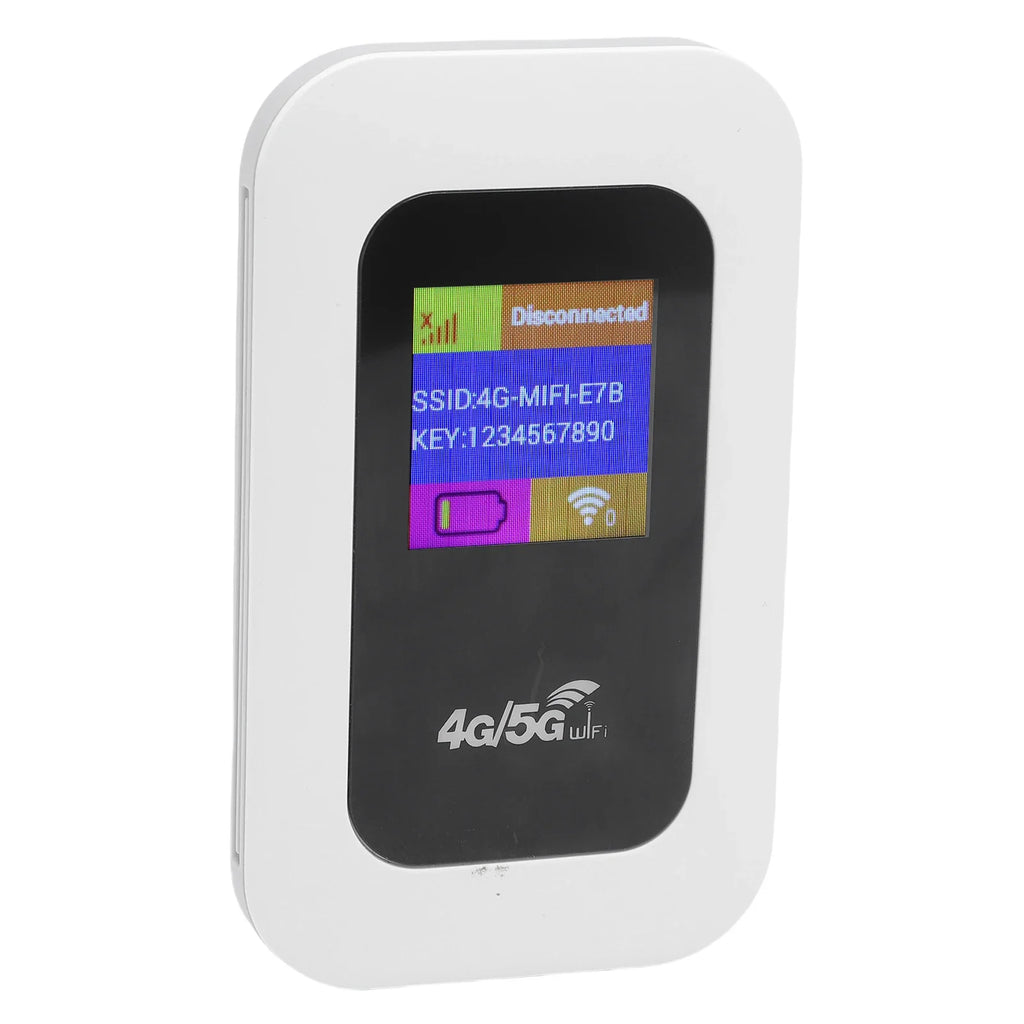 Portable WiFi Router WiFi Mobile Hotspot Device 300Mbps High Speed 4G 5G Pocket Wireless Network WiFi Device for Travel Camping