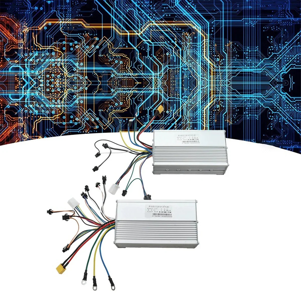 For JP 60V 50A DC Brushless Controller Dual Motor for Electric E Bike Brushless Controller