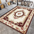 Retro Nordic Ethnic Style Flowers Carpet Living Room Sofa Bedroom Study Kitchen Entrance Rug Non-slip Light Luxury Decor Mat