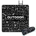 Camping Portables Picnic Mat Lawn Mat Thickened Moisture-Proof Outdoor Camping Mat Aluminum Film Base Machine Washable