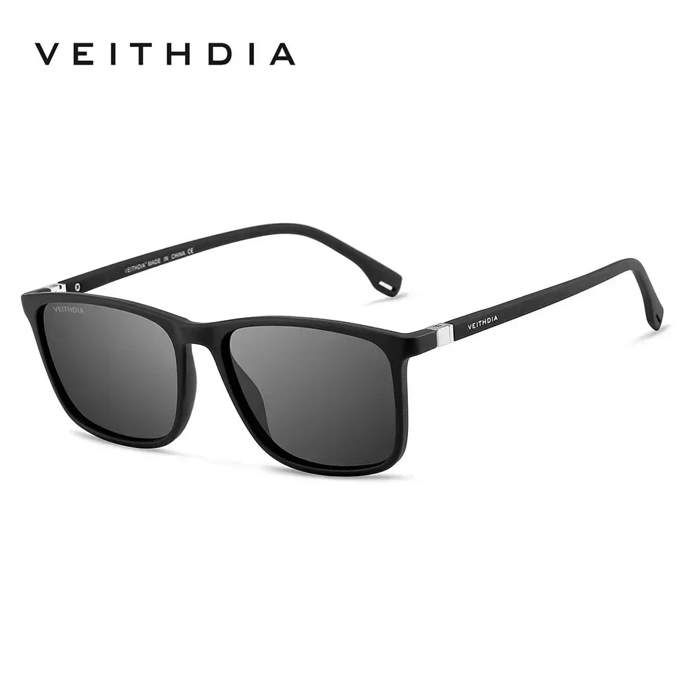 VEITHDIA Brand New Sunglasses Unisex Retro TR90 Sunglasses Polarized UV400 Lens Vintage Eyewear Sun Glasses For Men/Women 7521