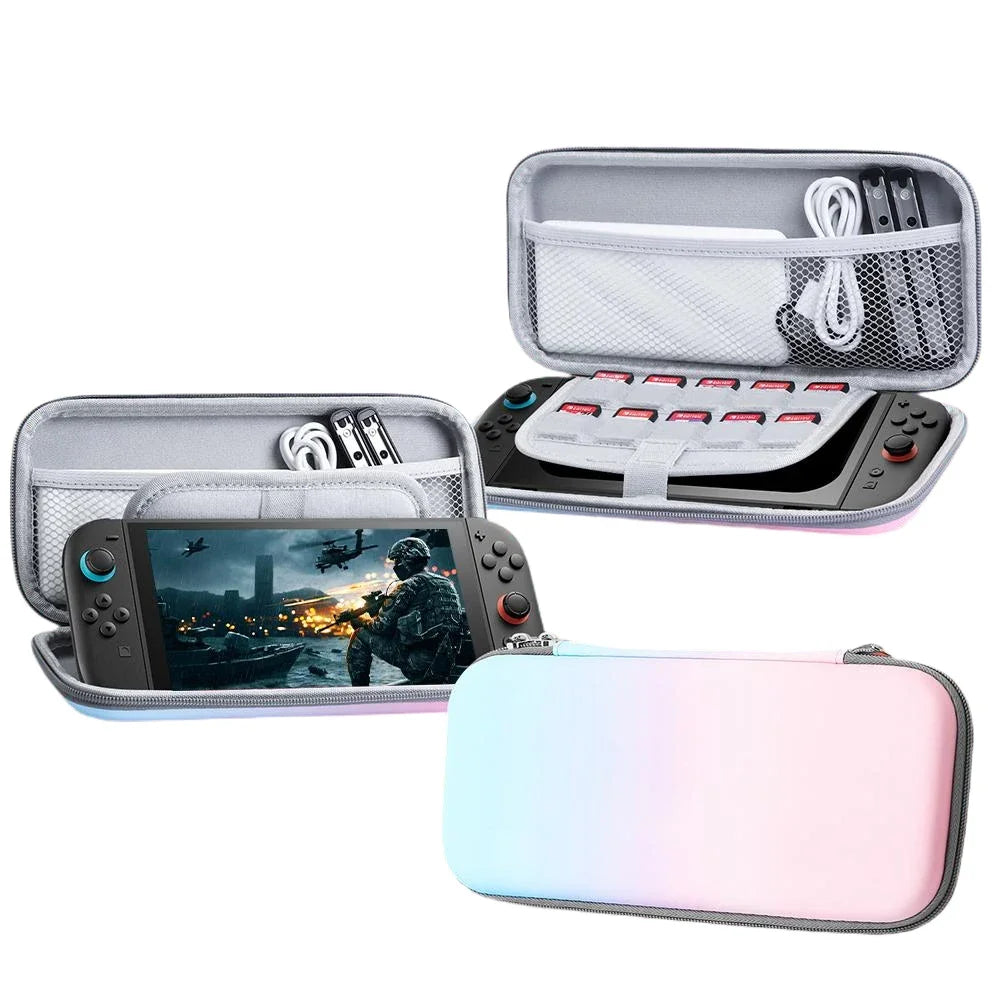 For NS For Switch 2 Game Console Storage Case Portable Carrying Bag Hard Shell NS 2 Console Travel Case with 10 Game Card Slots