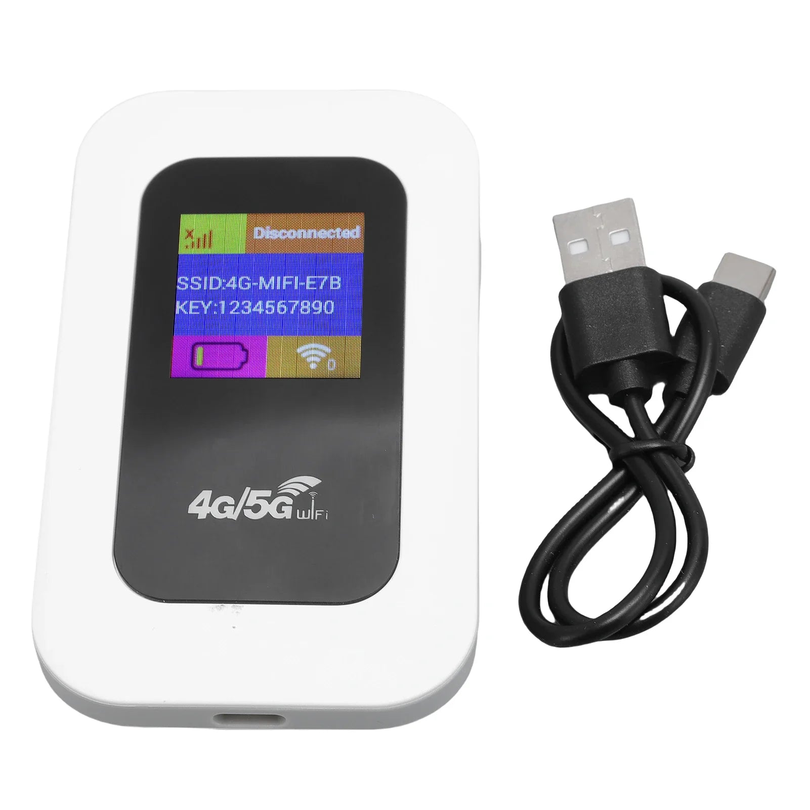 Portable WiFi Router WiFi Mobile Hotspot Device 300Mbps High Speed 4G 5G Pocket Wireless Network WiFi Device for Travel Camping