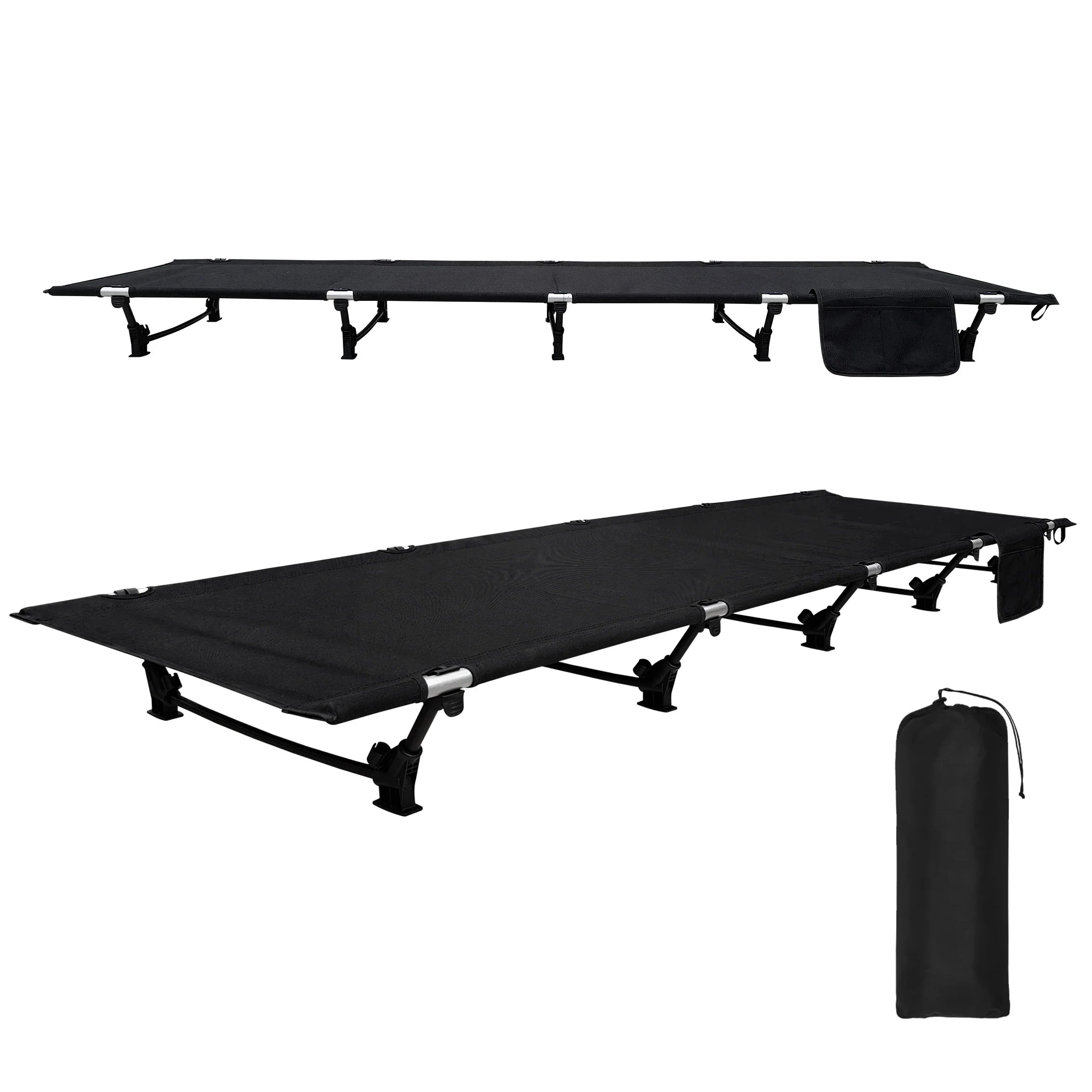Camping Cot Portable Folding Bed Outdoor Ultralight Compact Tent Bed for Camping Travel Backpacking Hiking Sleeping Cot