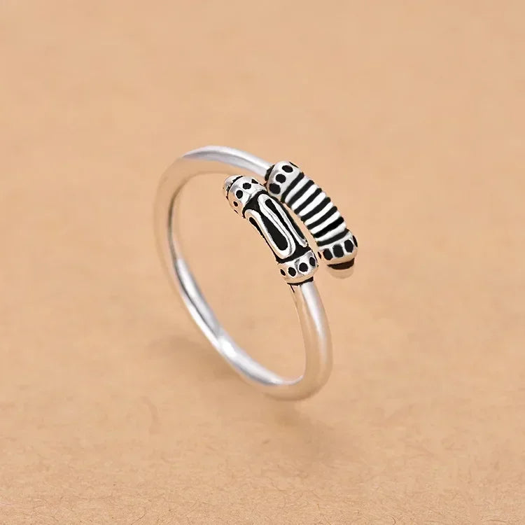 Hot 925 Sterling Silver Ring AAA Zircon Adjustable Simplicity Fashion Exquisite Women Jewelry Accessories Wedding Party Gift