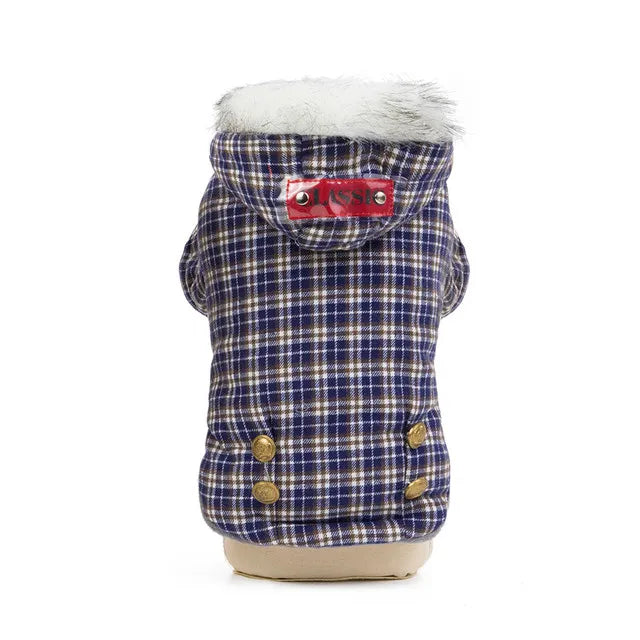 Pet Dog Clothes Coat Winter Warm Outerwear Thicken Dog Clothing Wadded Jacket Fashion Pet Cat Products Clothes For Dog Puppy Cat