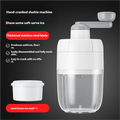 Shaved Ice Machine Mini Ice Crusher Hand Operated Shaved Ice Milkshake Maker Household Portable Small Hail Machine Kitchen Tool