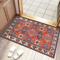Vintage Style Small Carpet Bohemian Ethnic Style Living Room Bedroom Bathroom Kitchen Anti Slip Entrance Door Mat Home Rug