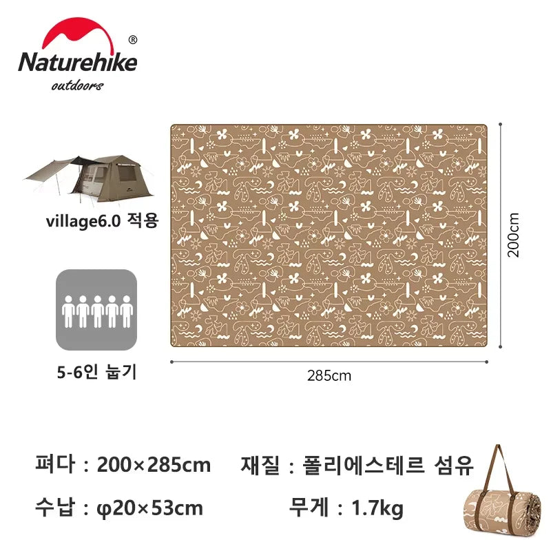 Naturehike Camping Mat Outdoor Park Picnic Mat Oversized Floor Mat Camping Tent Specific Mat Waterproof Damp Proof Mat Bed Mat