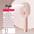 Electric Steam Spray Hair Brush USB-C Rechargeable Wet Hair Straightener Comb, Smooth Styling Anti-Frizz Tool
