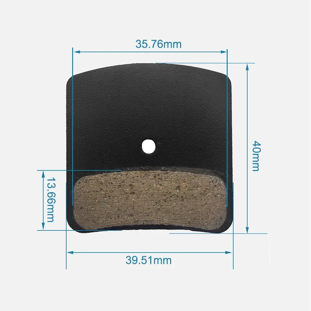 NUTT 4 Piston Y-5 Brake Pad Ceramics Heat Dissipation Cooling Disc Brake For Electric E-Bike Scooter Hydraulic Caliper