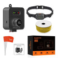 New Pet Electric Fence Collar Electronic Pet Containment System In-Ground Wired Fence Waterproof Rechargeable Dog Shock Collars
