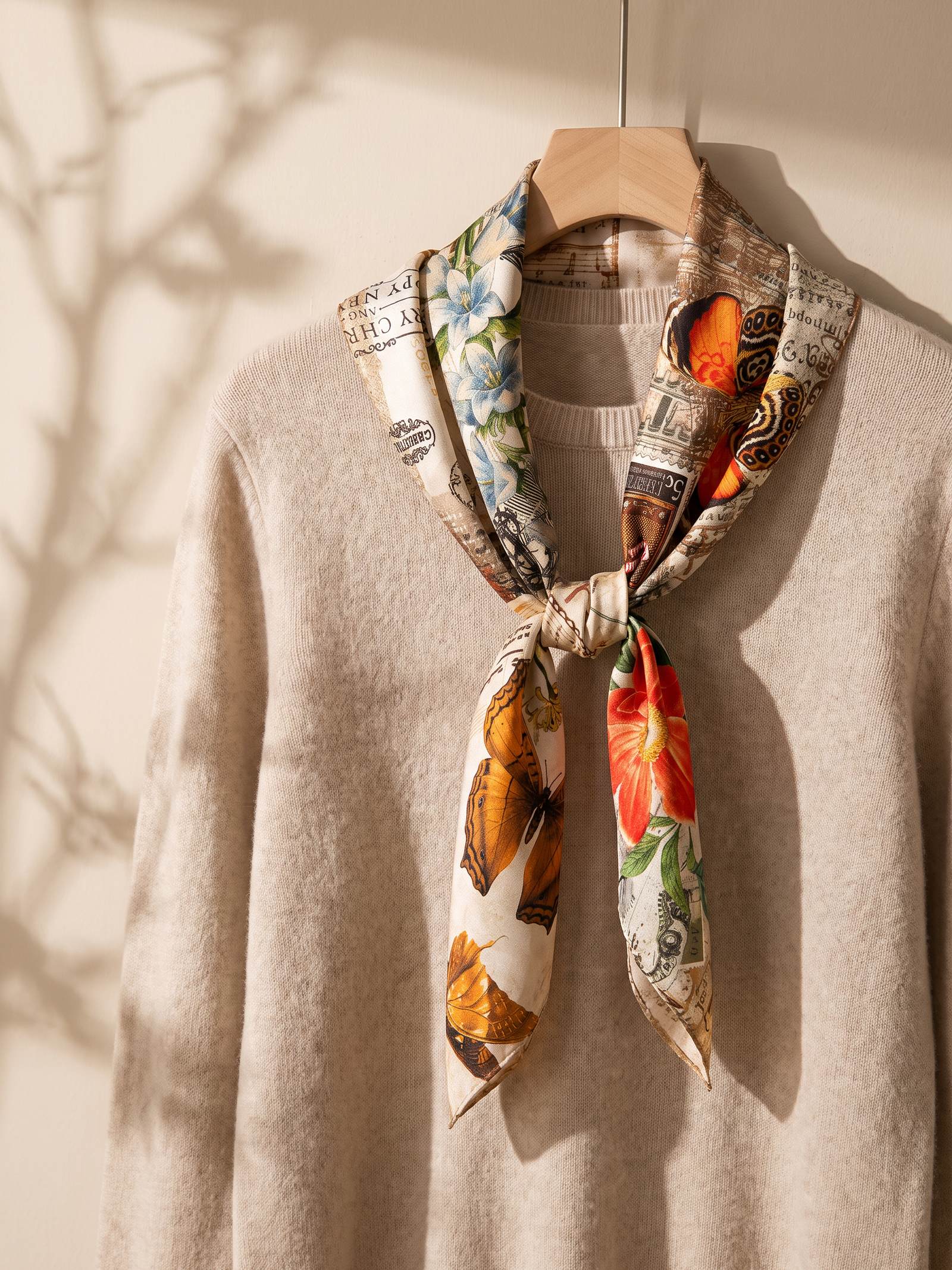 Airy Silk Cotton Everyday Scarf