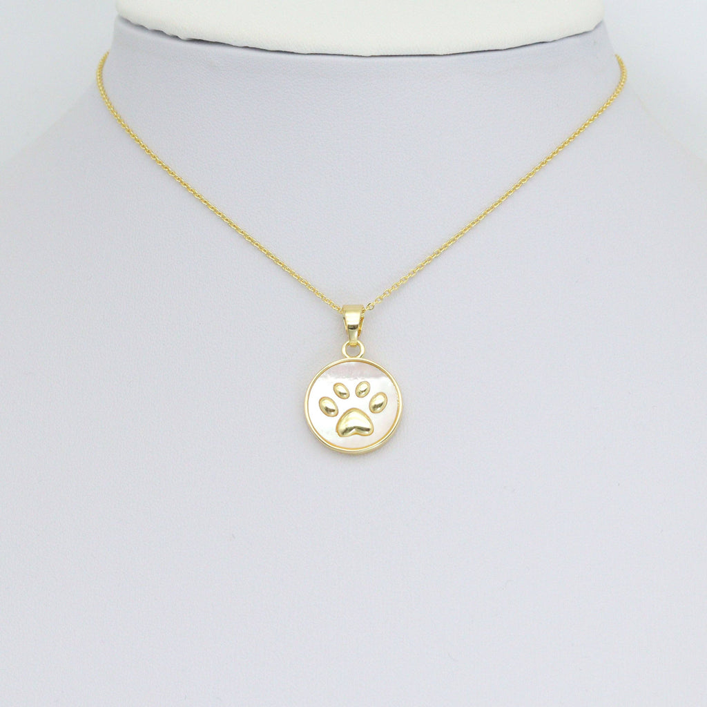 Mop Paw Charm Pendant, Sku#LX790
