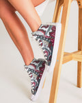 20 cool dragon red design Women's Hightop Canvas Shoe