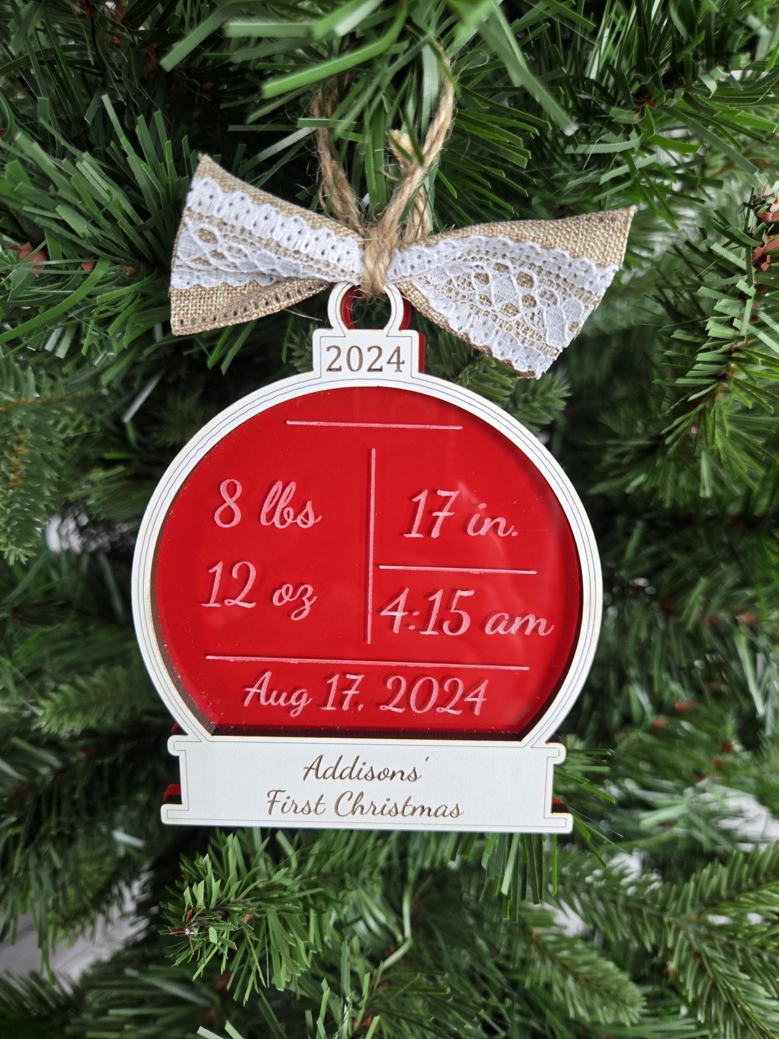 Baby's First Christmas Ornament