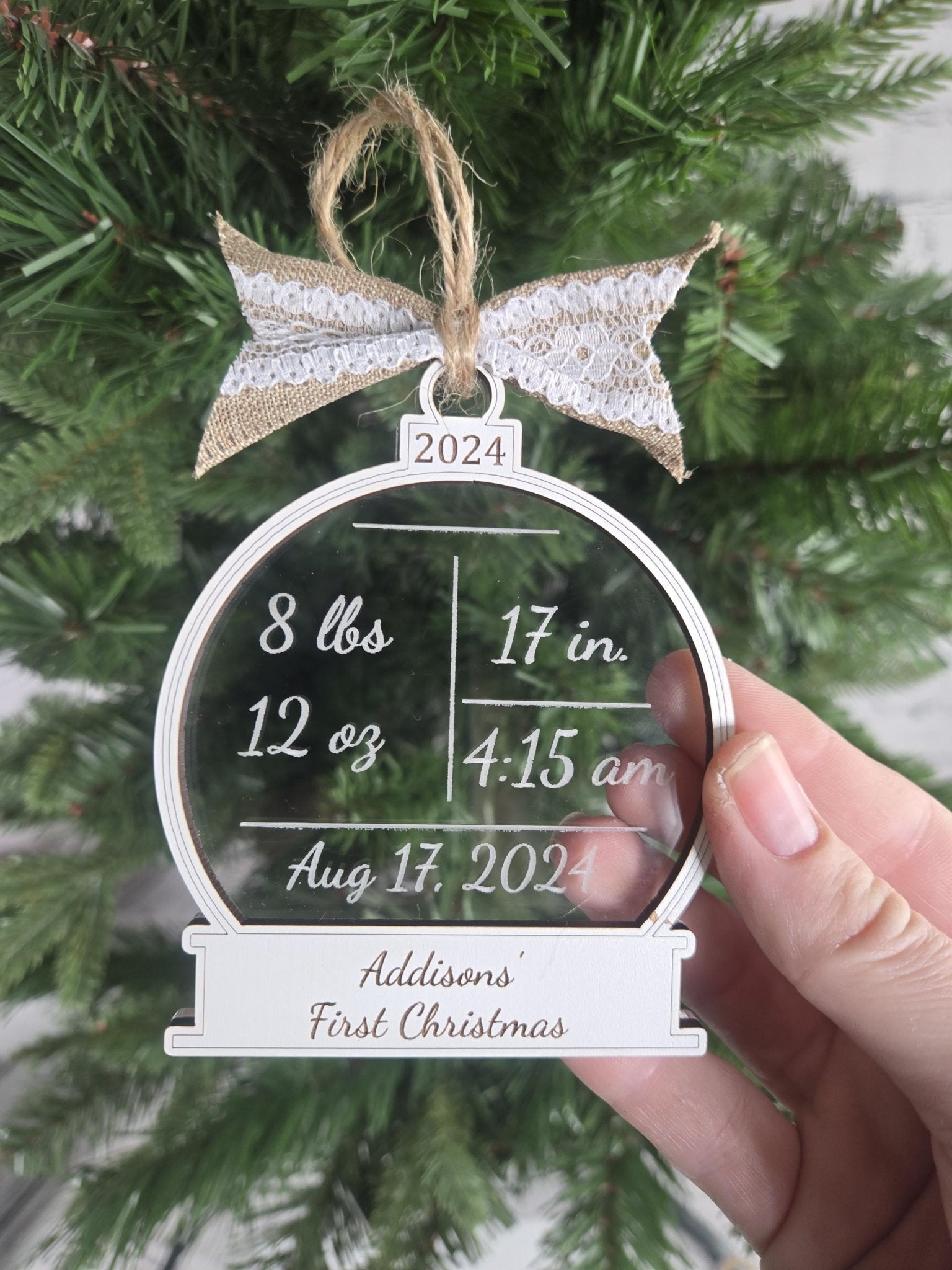 Baby's First Christmas Ornament