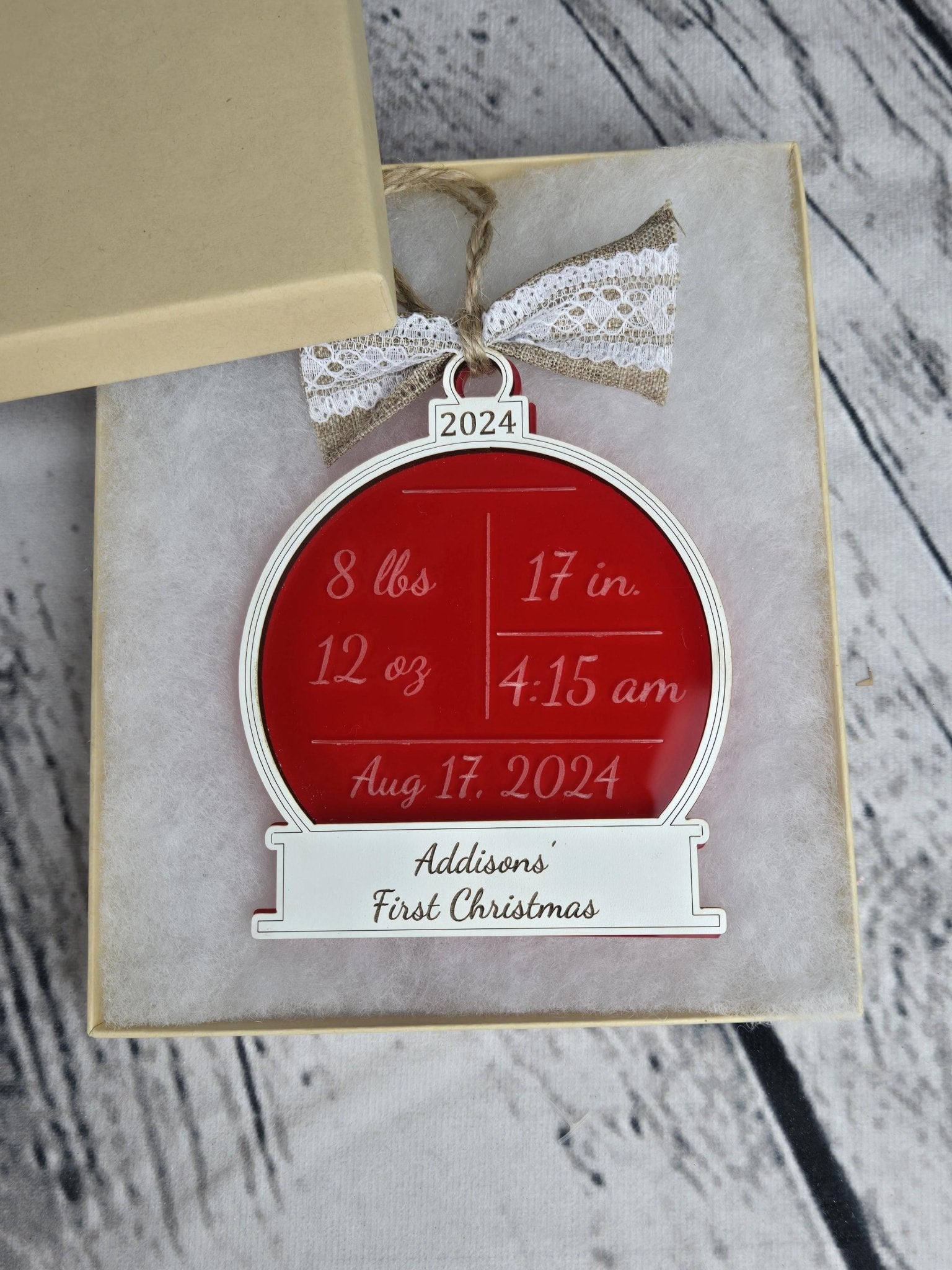 Baby's First Christmas Ornament