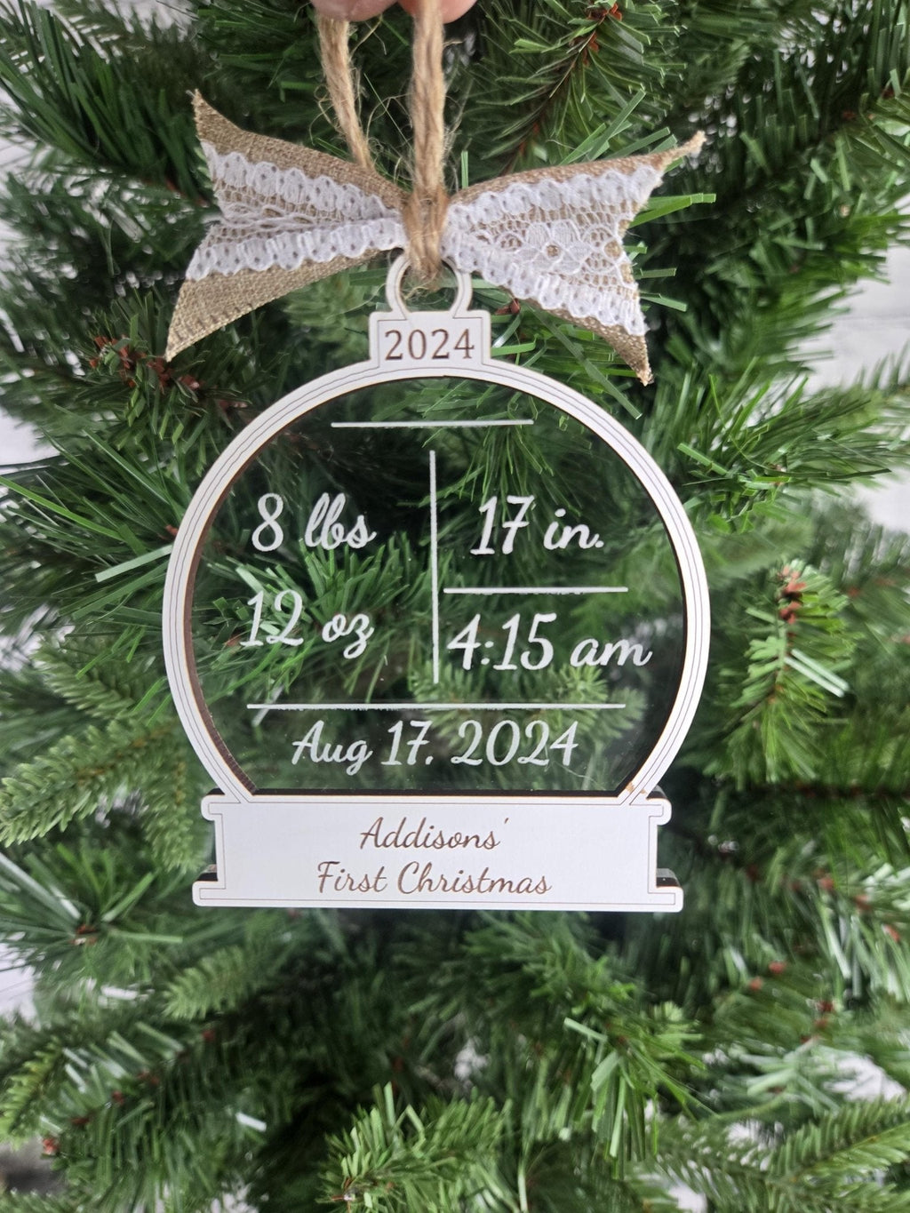 Baby's First Christmas Ornament