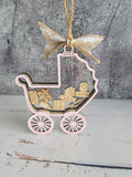 Baby's First Christmas Ornament Baby Carriage Edition