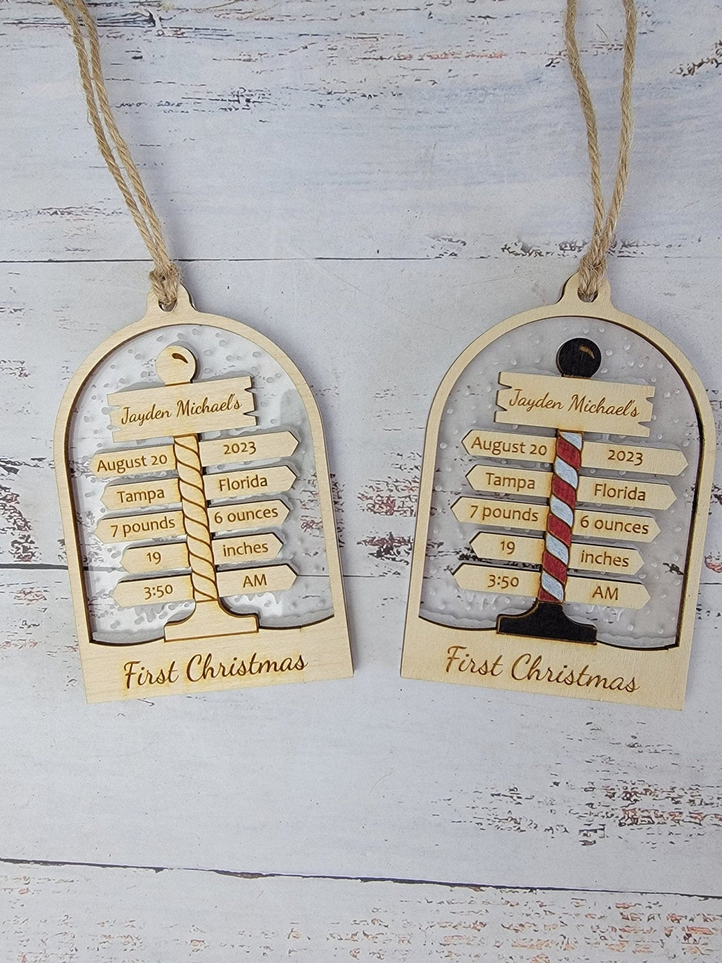 Baby's First Christmas Ornament North Pole Edition