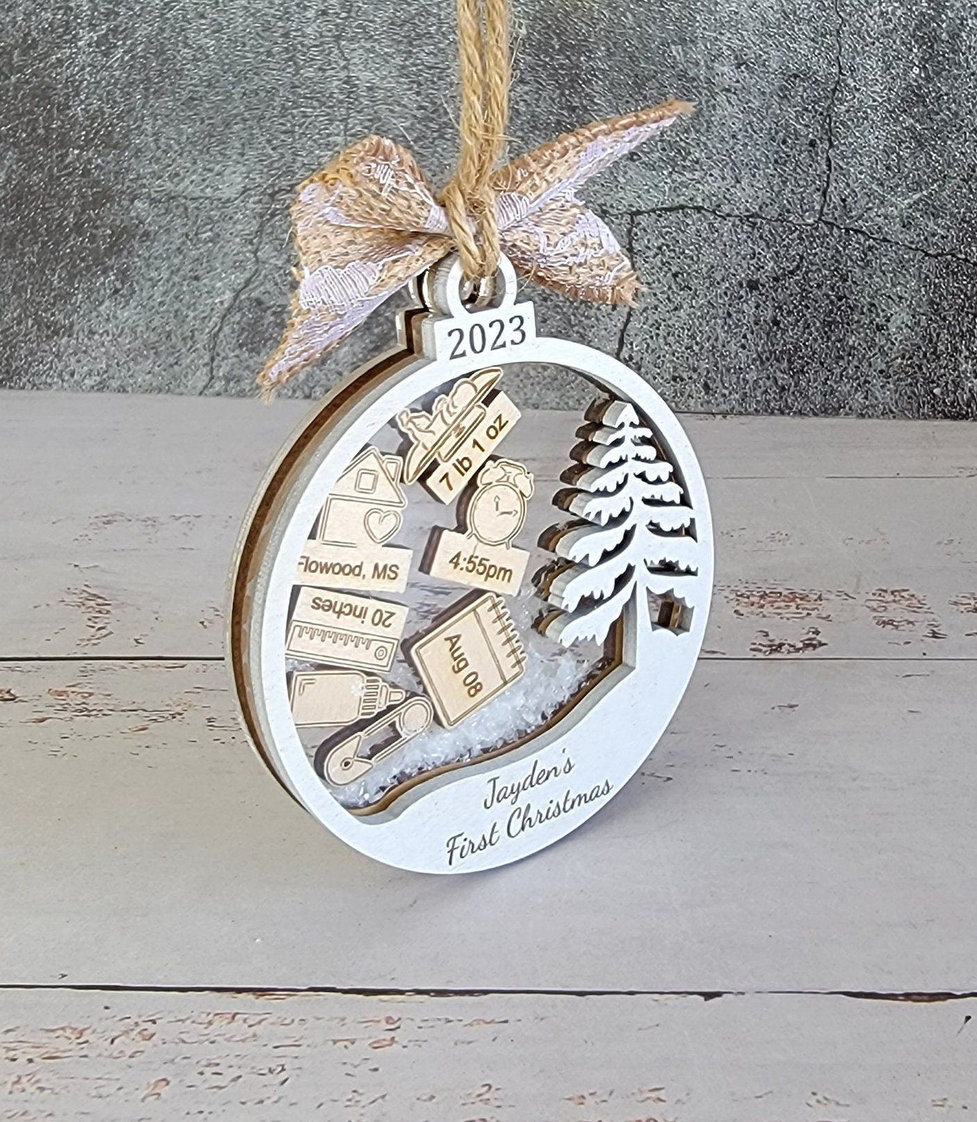 Baby's First Christmas Ornament Tree Edition