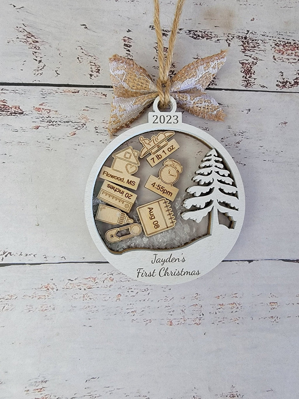 Baby's First Christmas Ornament Tree Edition