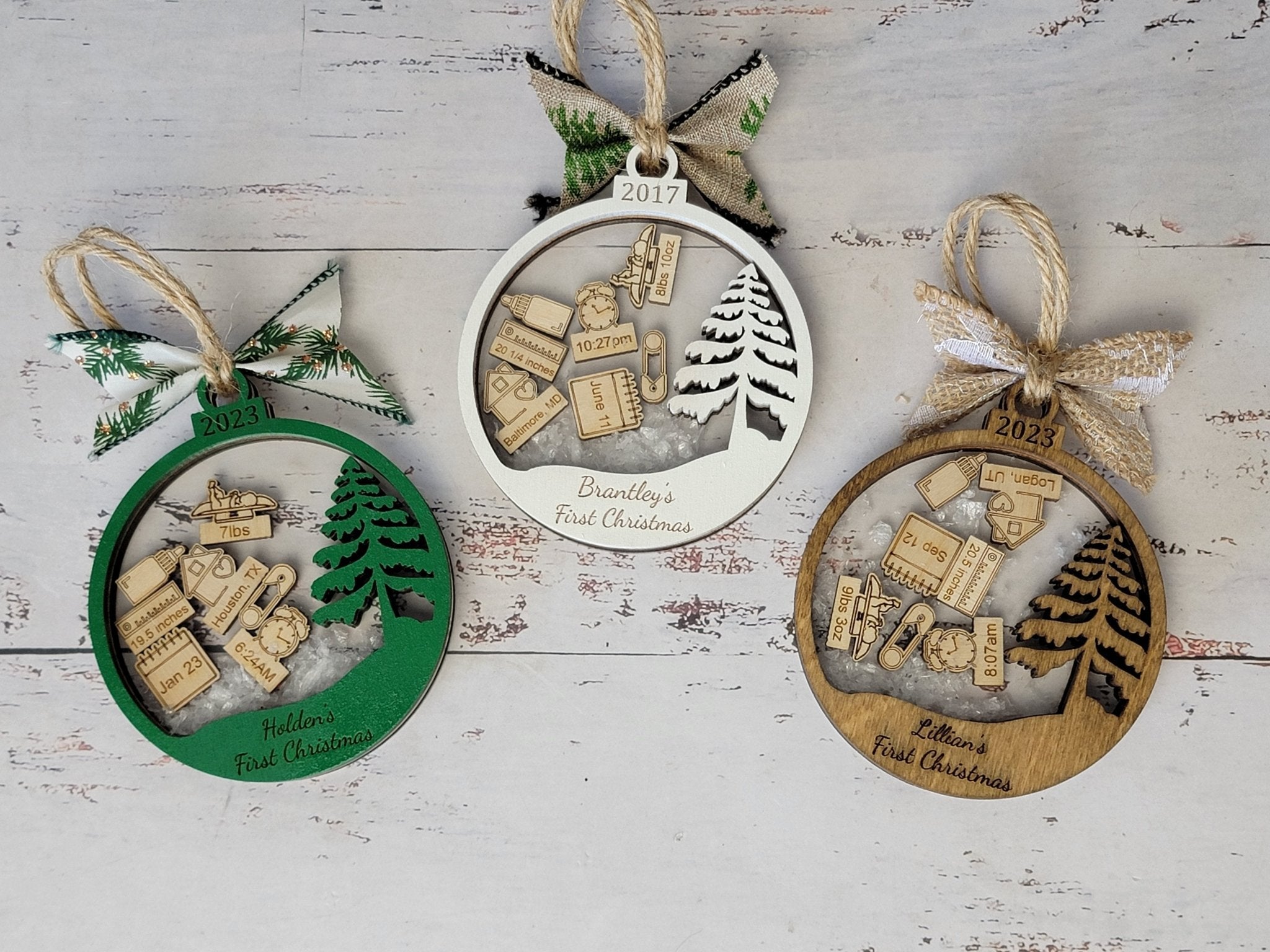 Baby's First Christmas Ornament Tree Edition