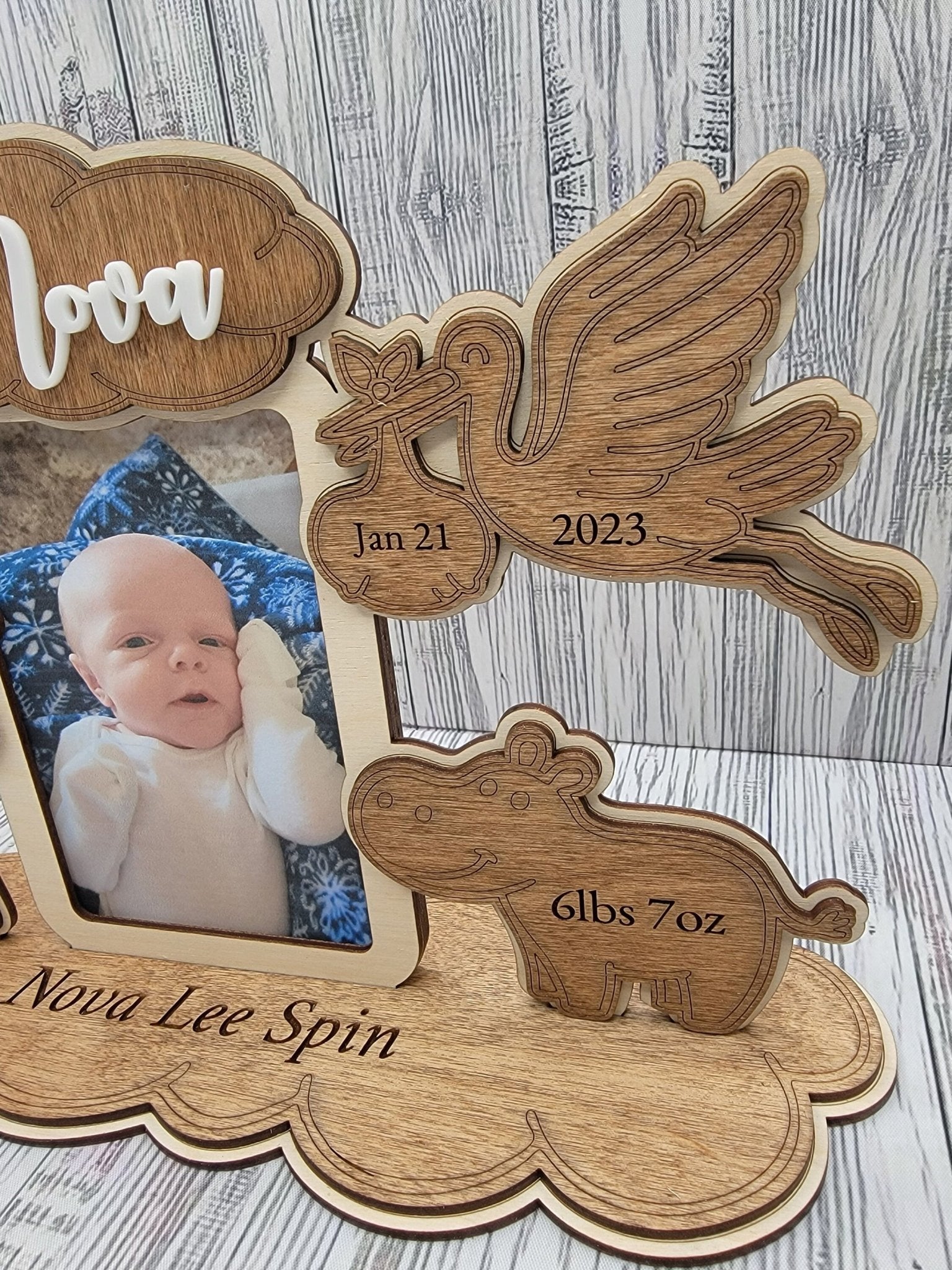 Birth Announcement Frame