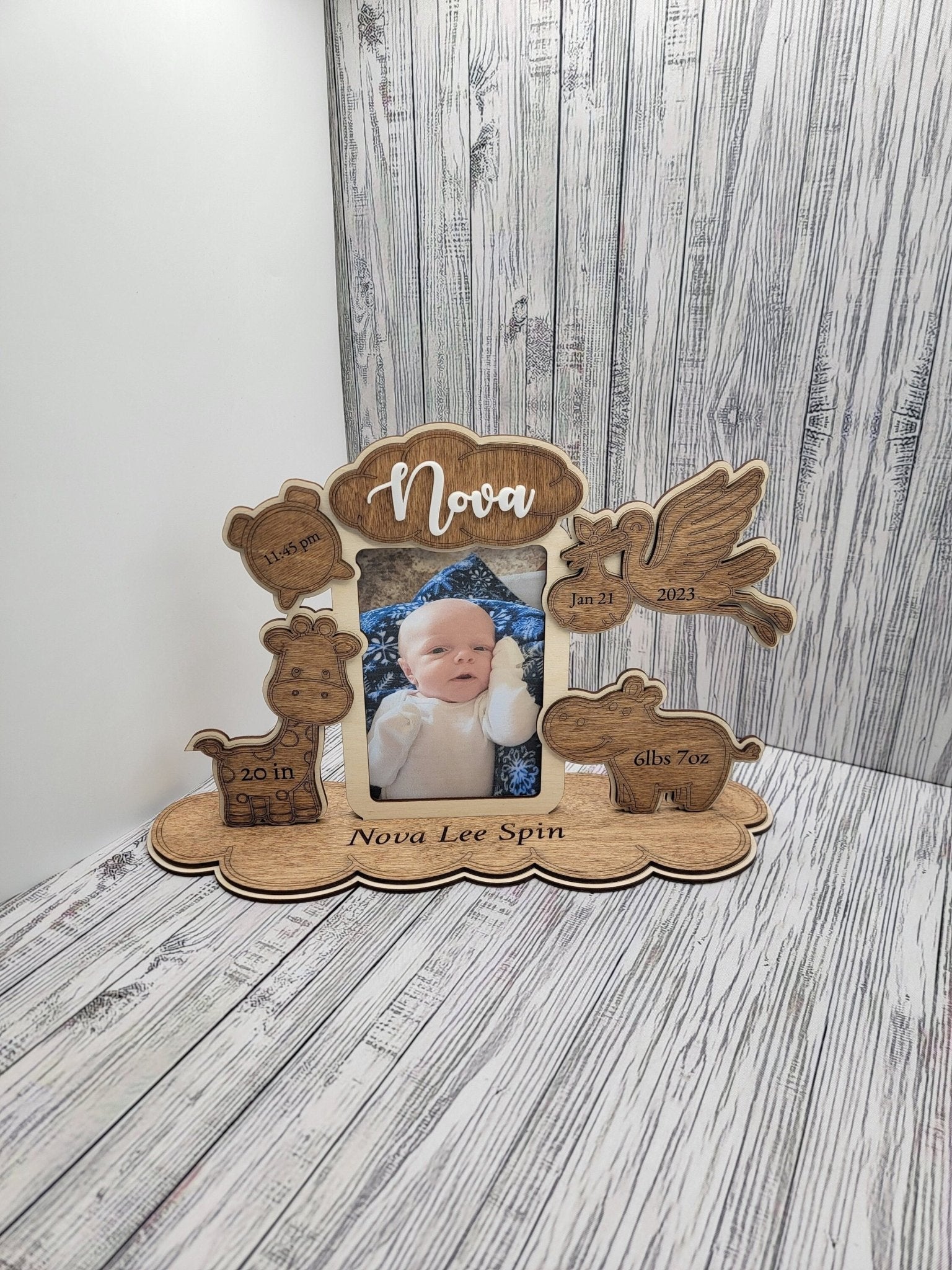 Birth Announcement Frame