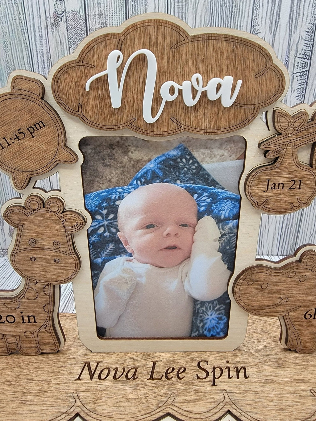 Birth Announcement Frame