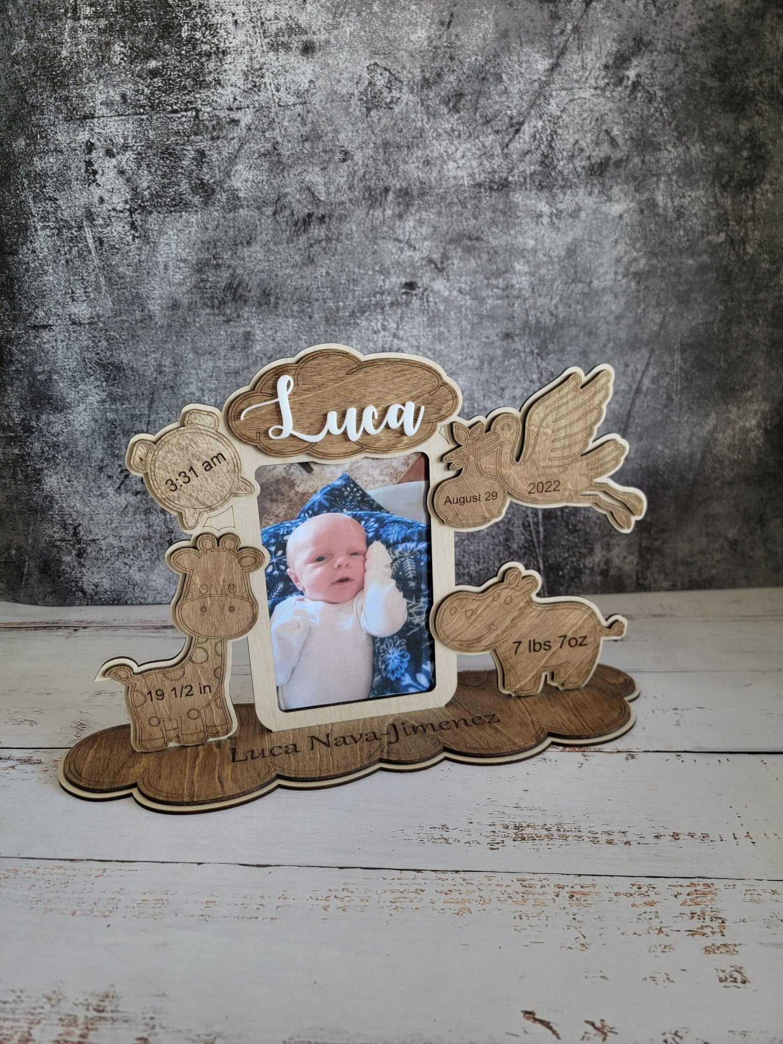 Birth Announcement Frame