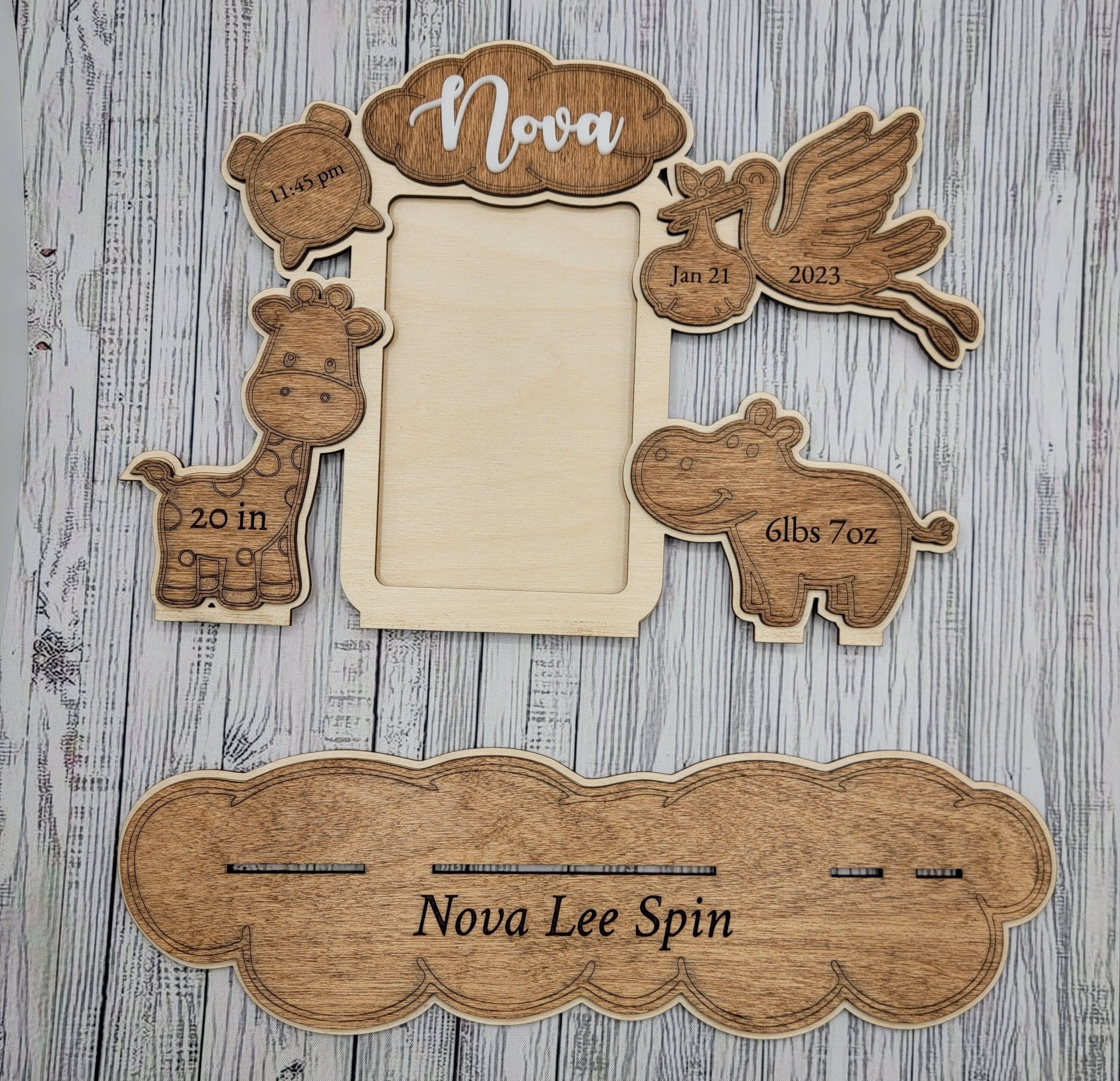 Birth Announcement Frame