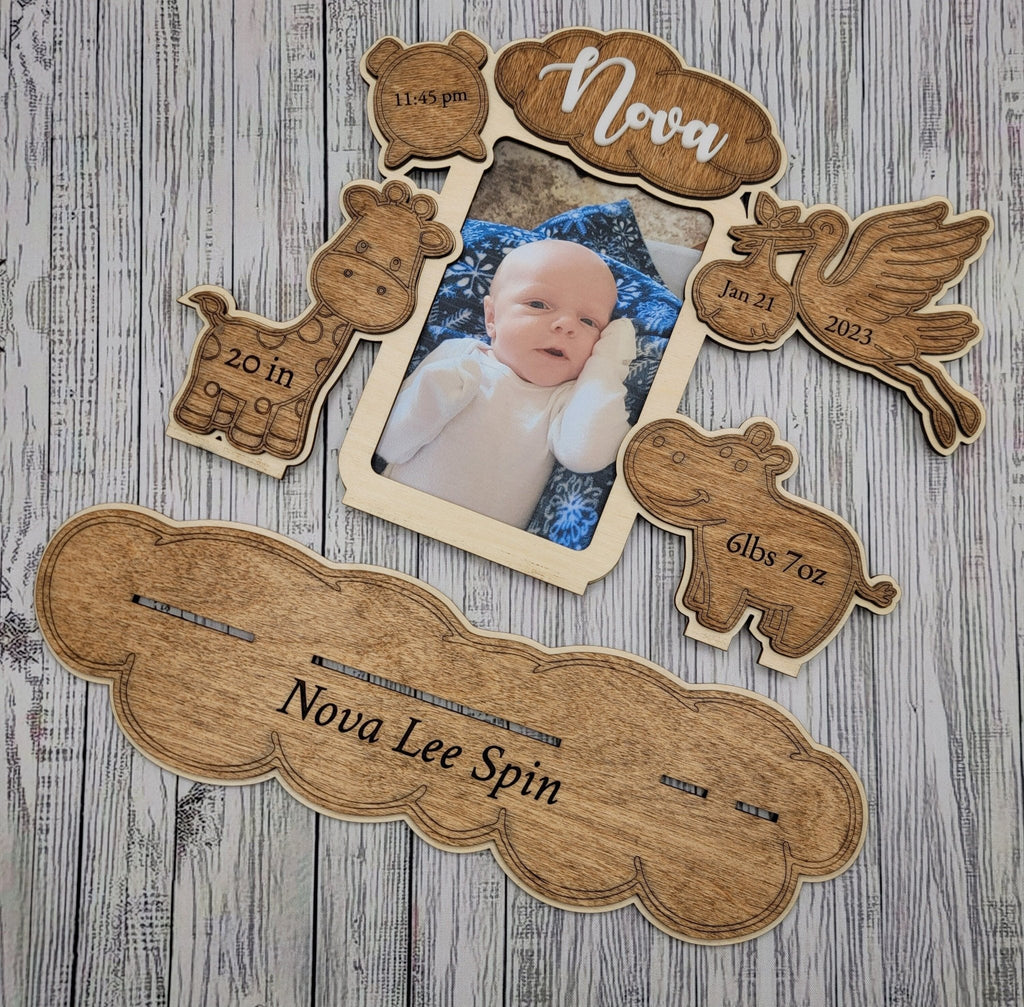 Birth Announcement Frame