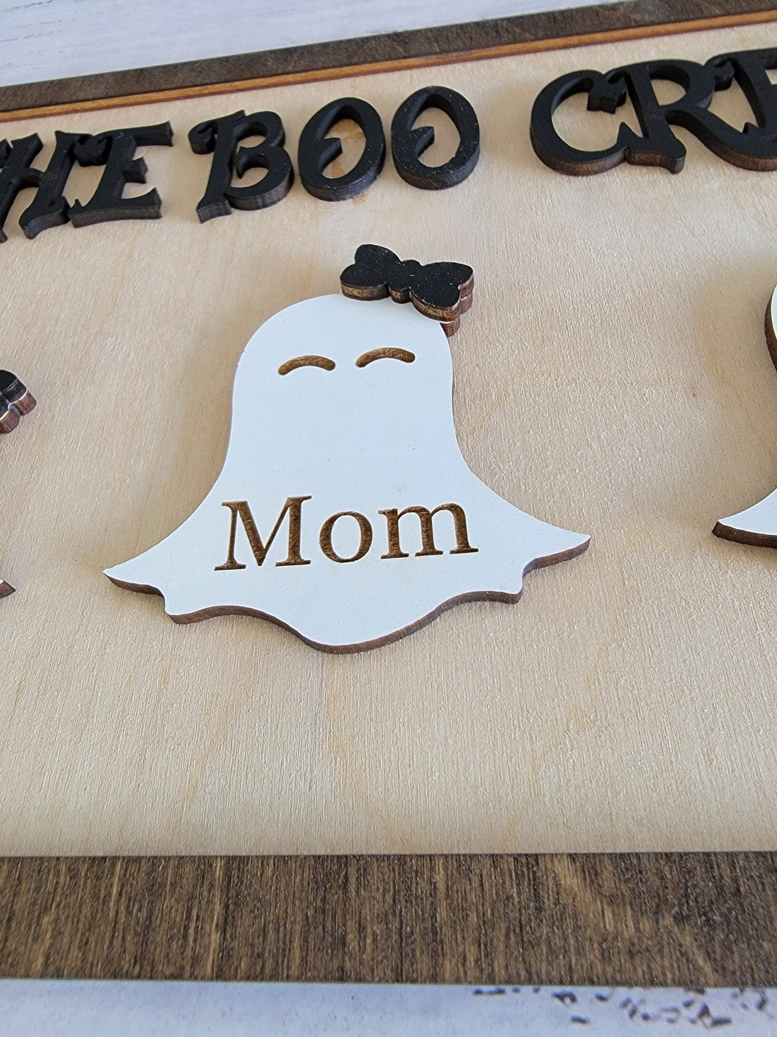 Boo Family Ghost  Sign
