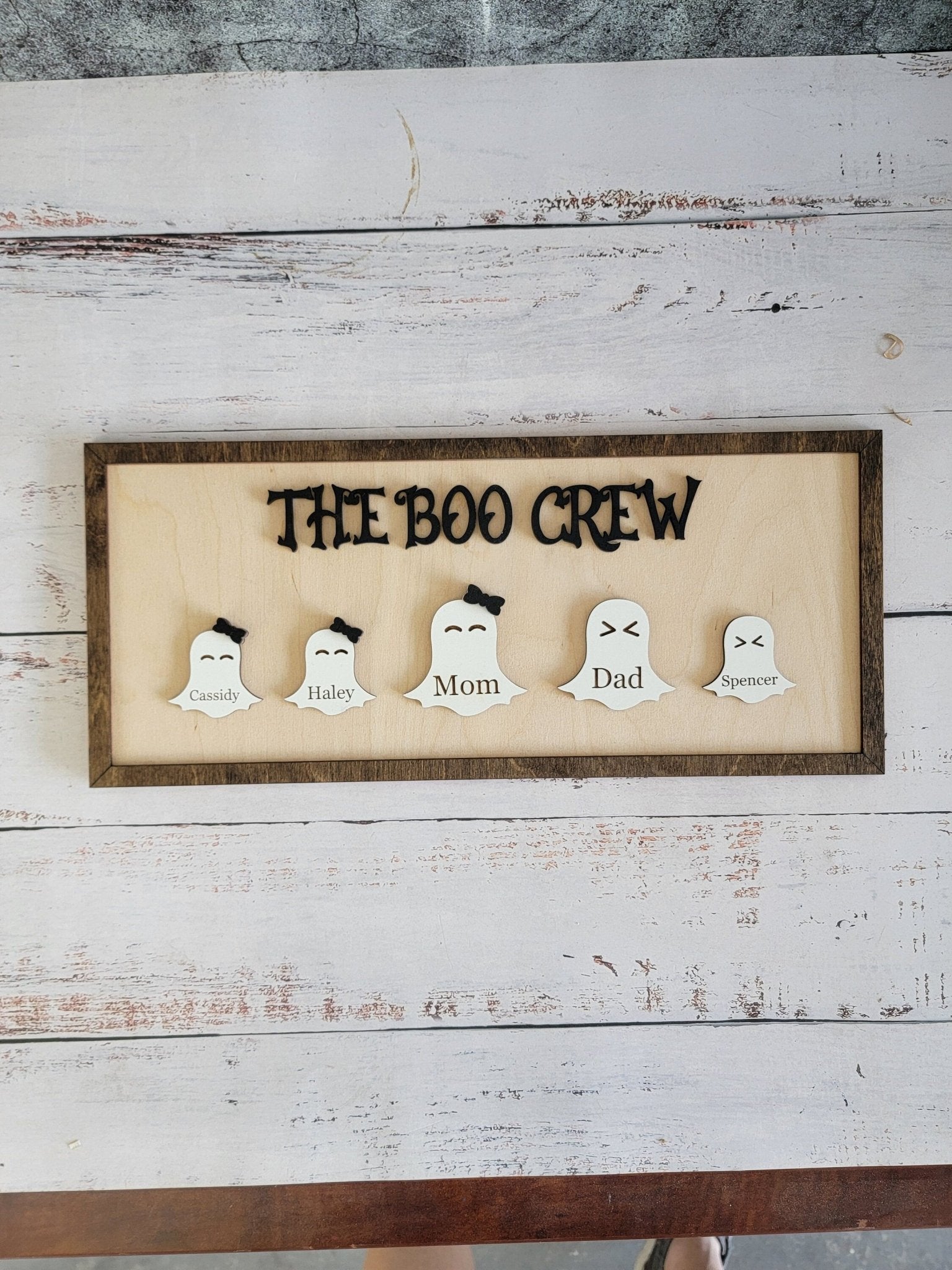 Boo Family Ghost  Sign