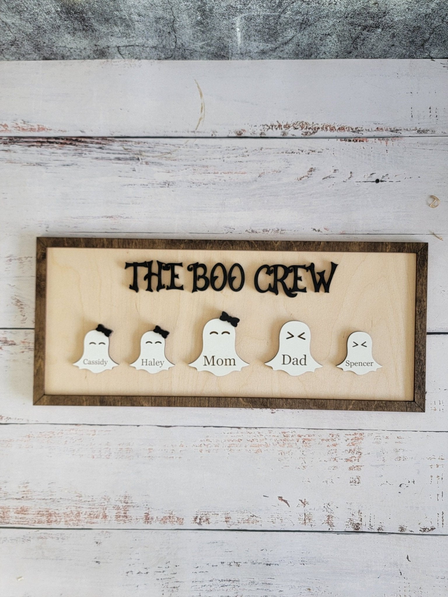 Boo Family Ghost  Sign