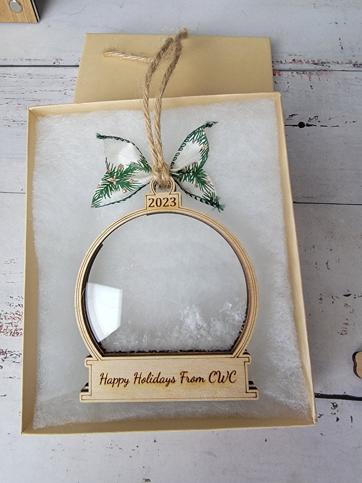 Build an Ornament Snowglobe Edition