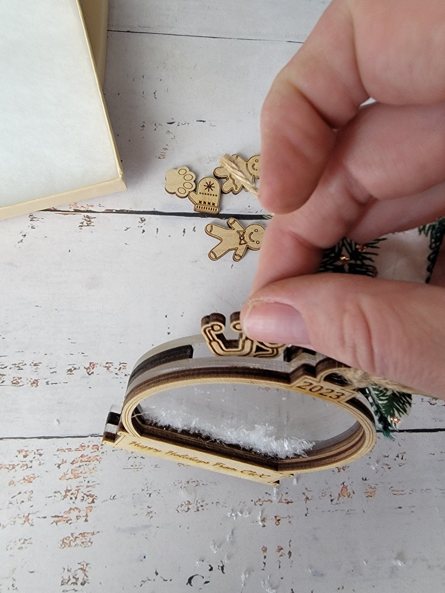 Build an Ornament Snowglobe Edition