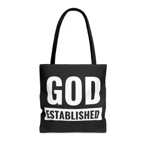 Large Tote Bag God Established