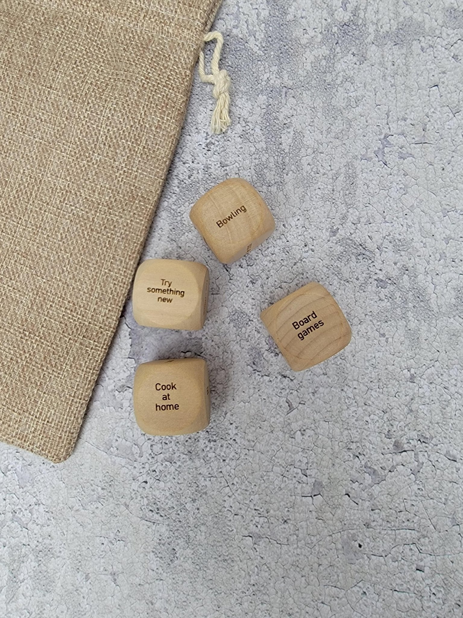 Personalized Couples Date Decision Dice