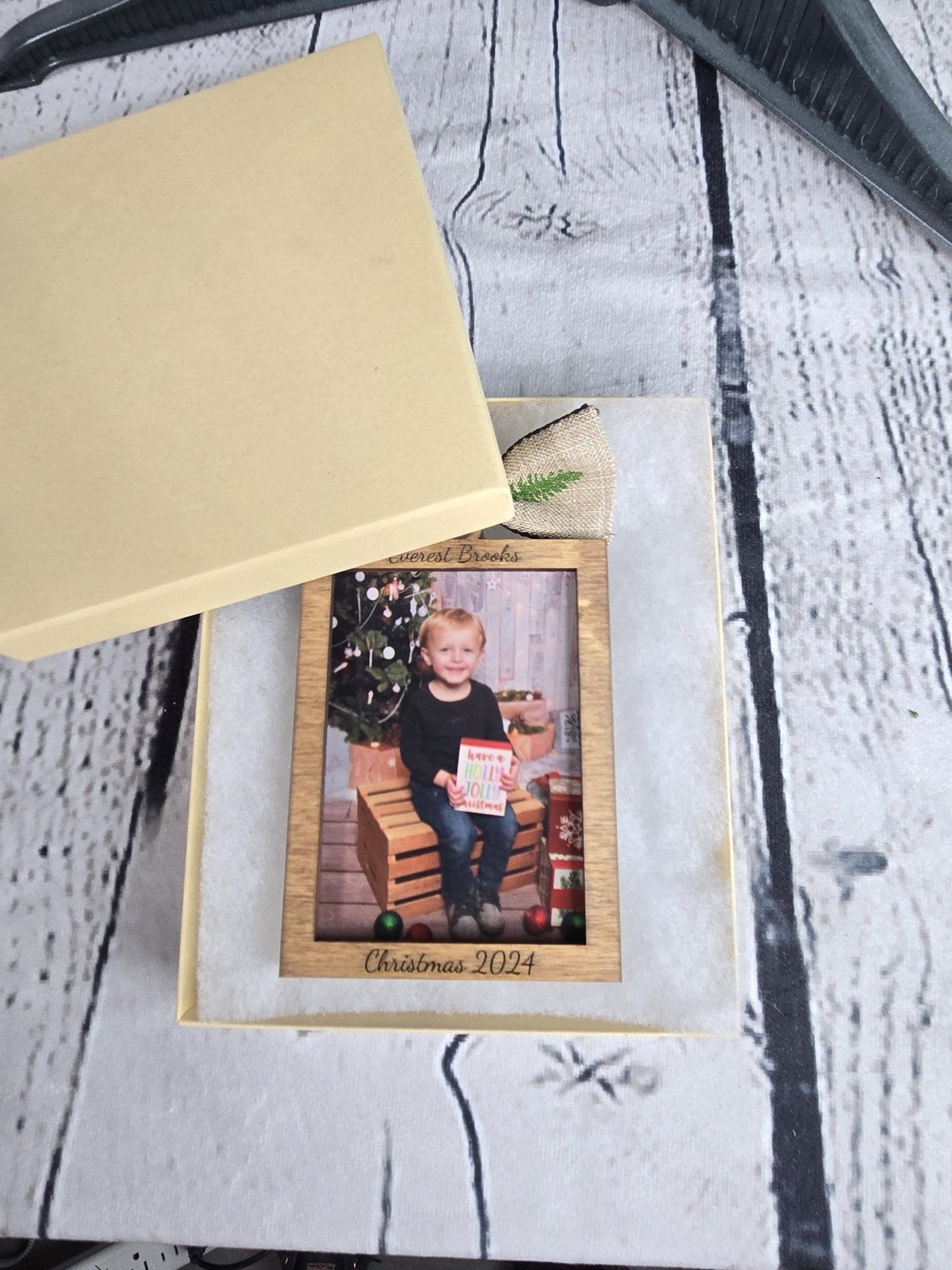 Custom Photo Ornament Picture Frame