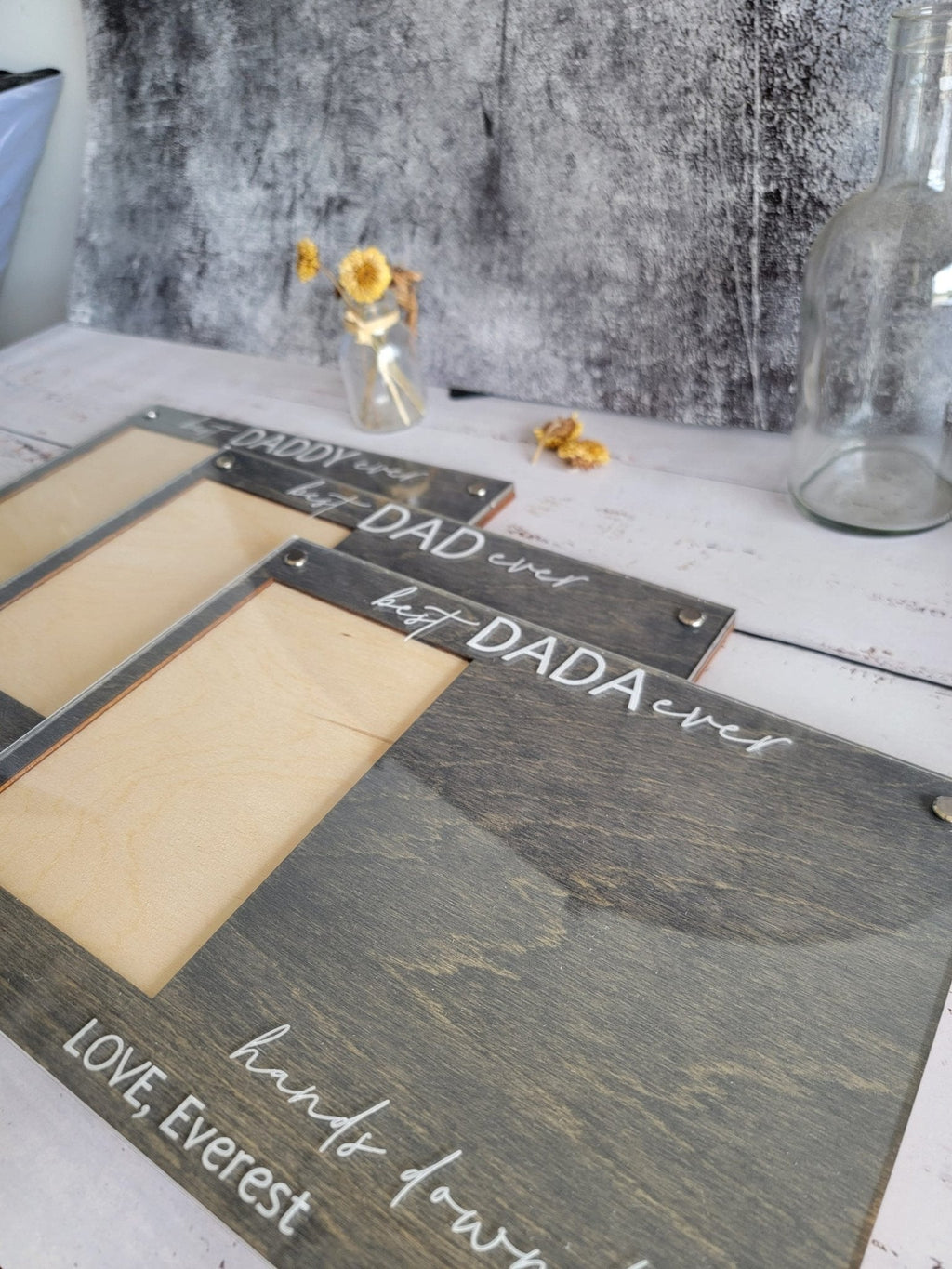 DIY Handprint Picture Frame