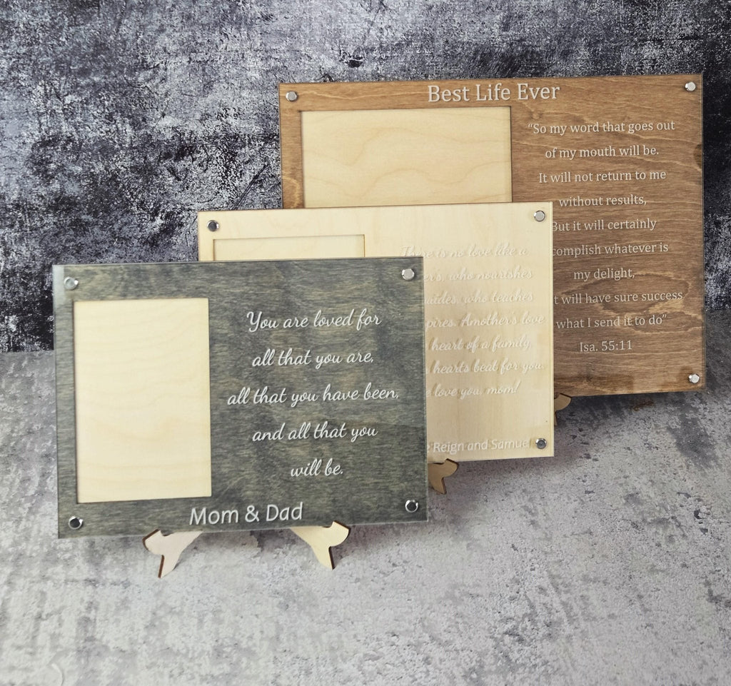 Engraved Handwriting Frame
