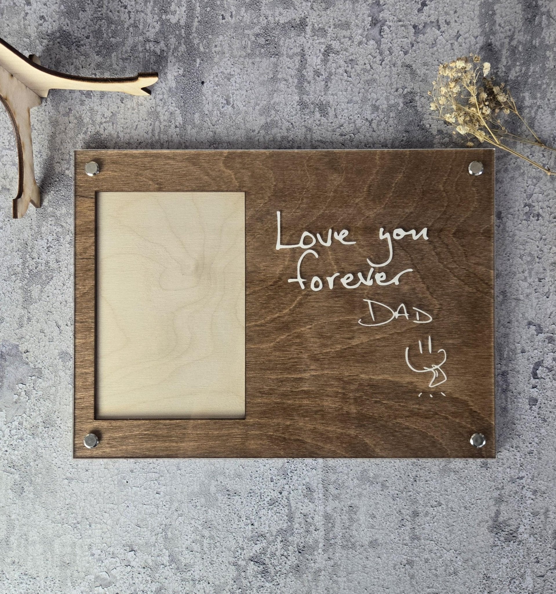 Engraved Handwriting Frame