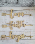 Faith Love Hop Arrows