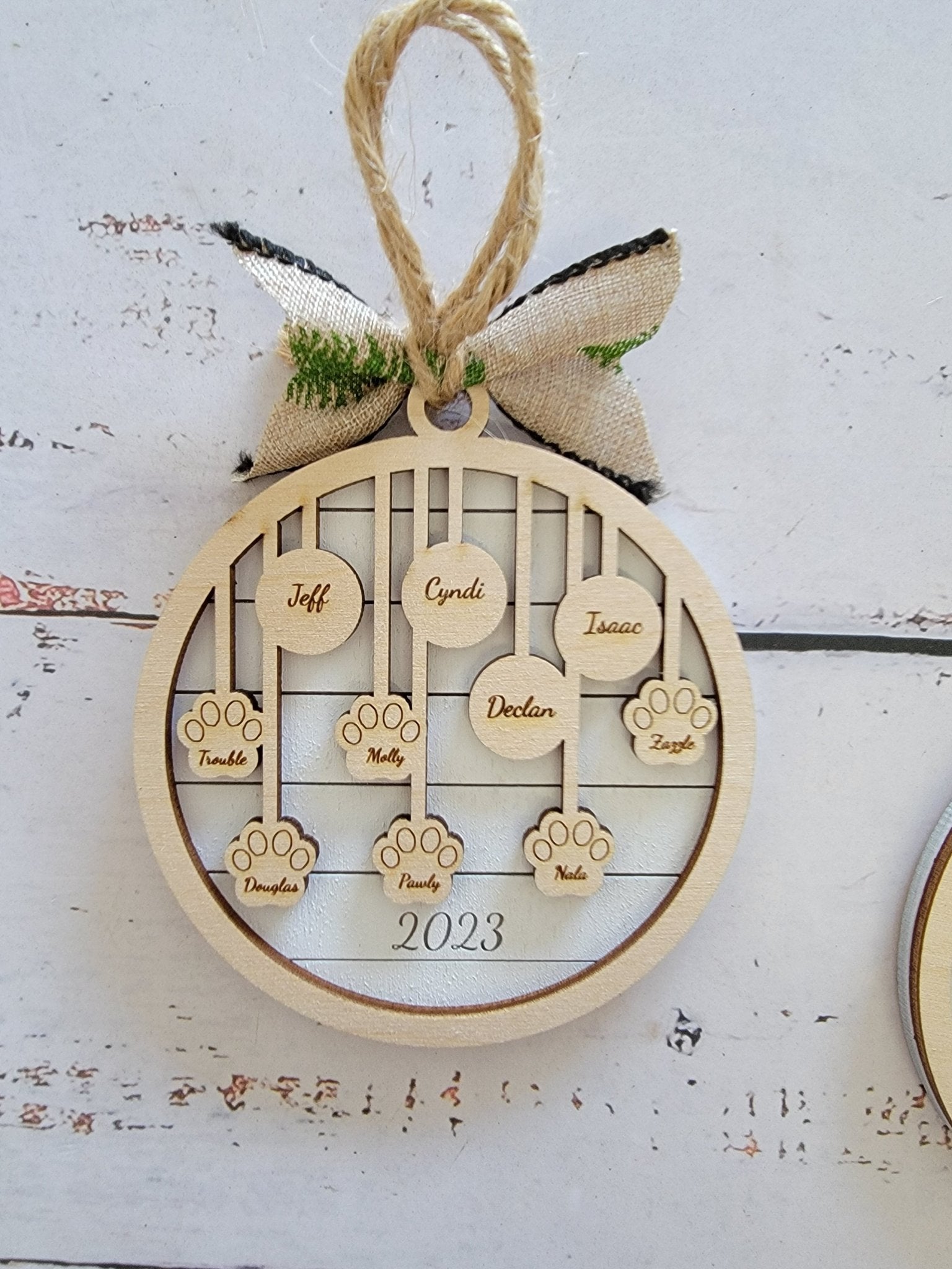 2025 Family Christmas Ornament Bulb Edition