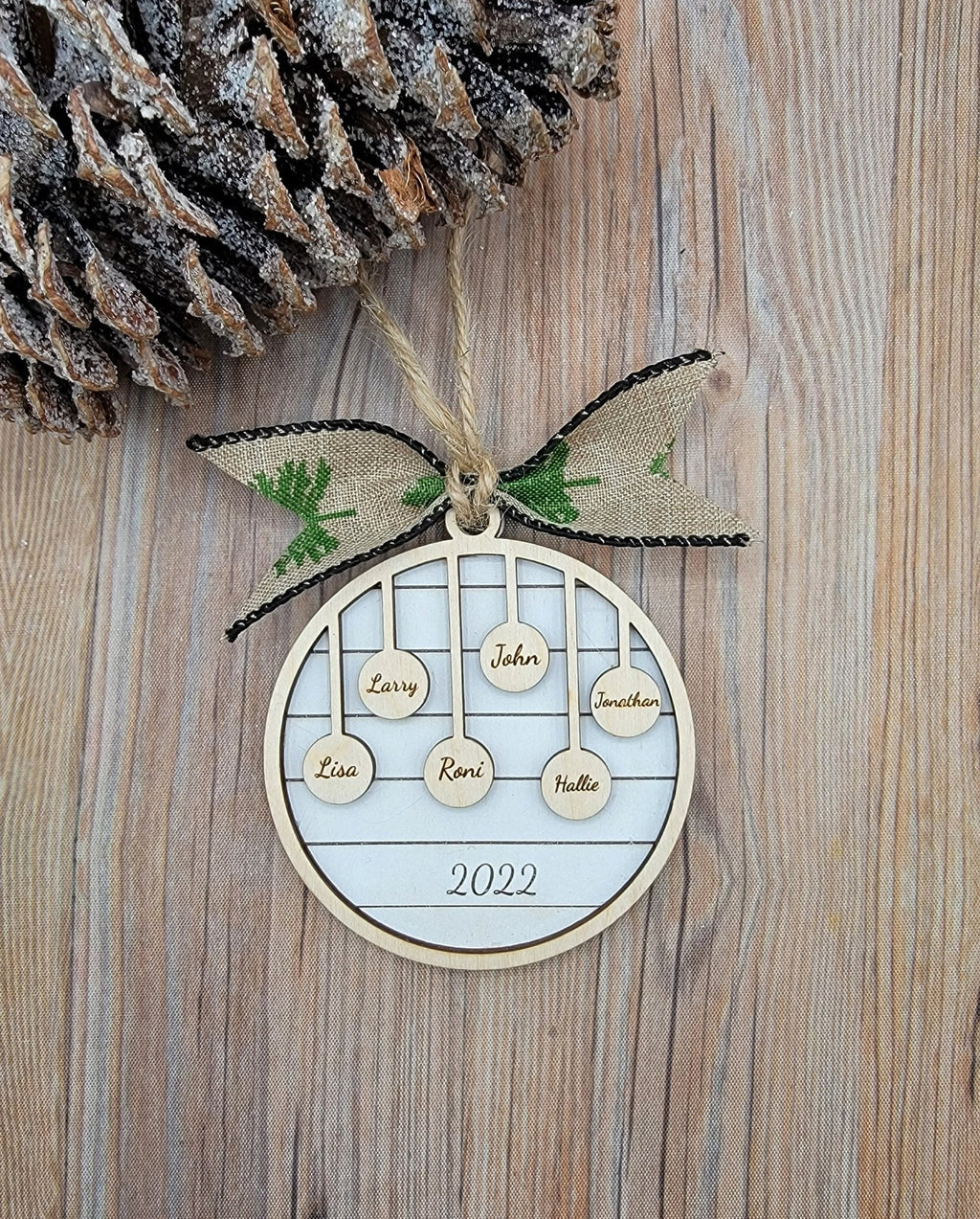 2025 Family Christmas Ornament Bulb Edition
