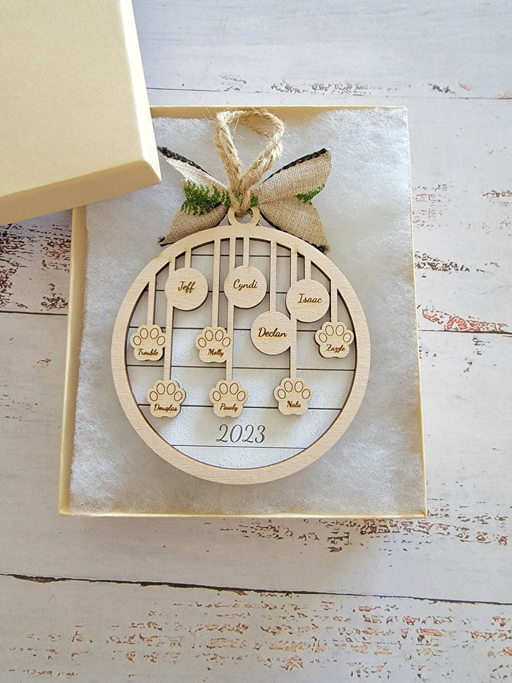 2025 Family Christmas Ornament Bulb Edition