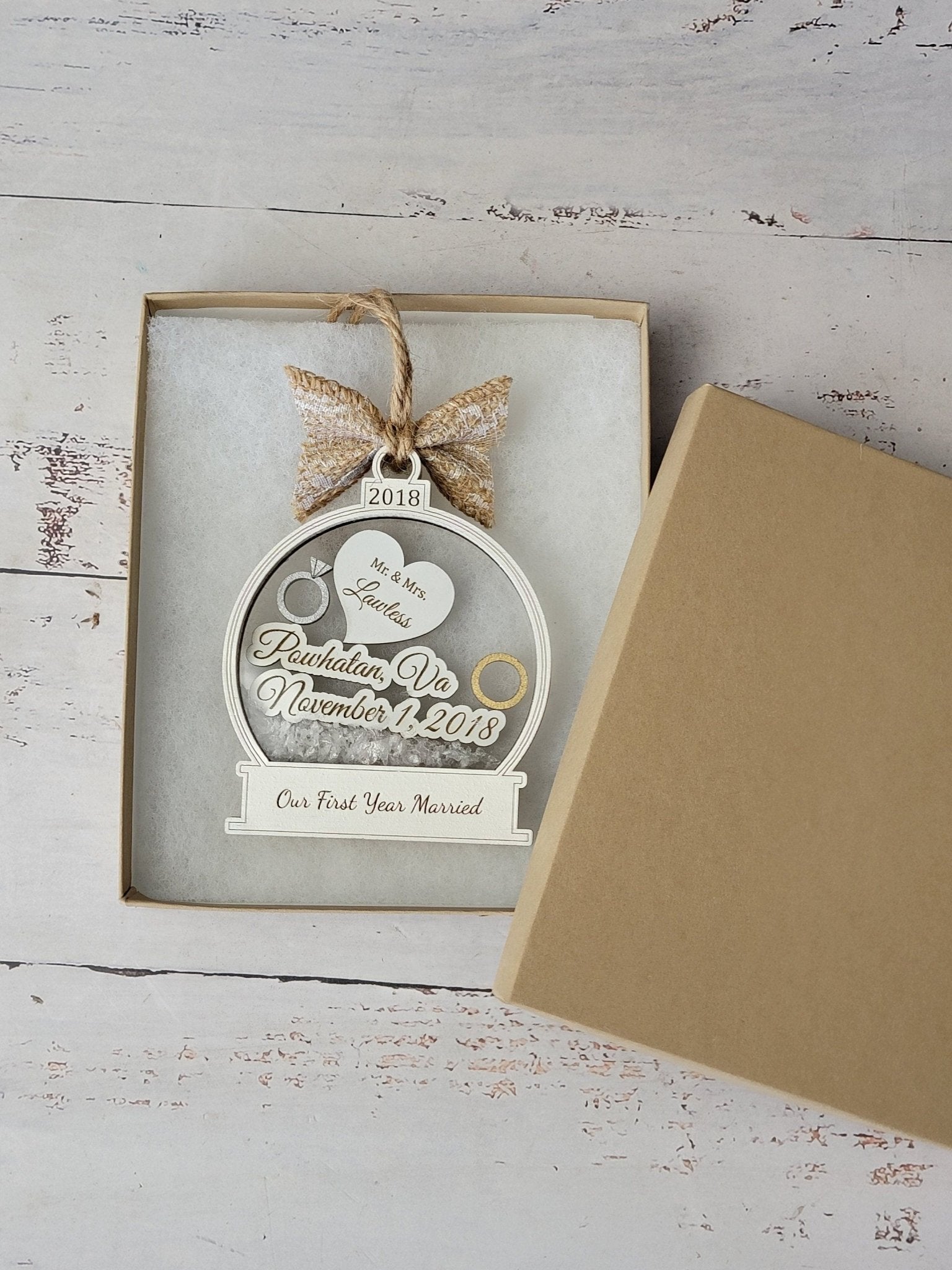 First Christmas Married Ornament
